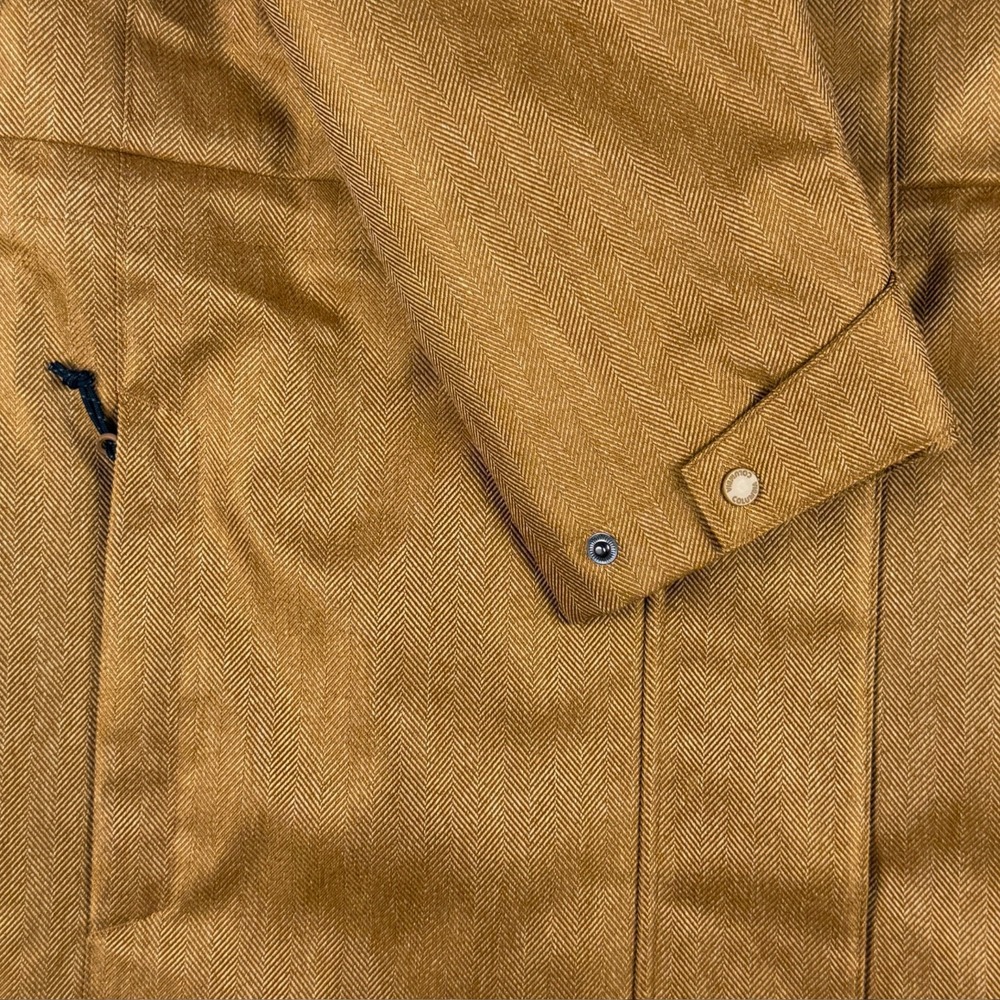 COLUMBIA Portland Point Parka Womens XL Brown‎ Herringbone Omni-Tech Hooded - Picture 7 of 13
